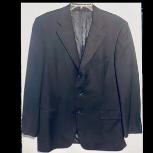 COPY - COPY - Ermenegildo Zegna Solid Trofeo Jacket 42R Black